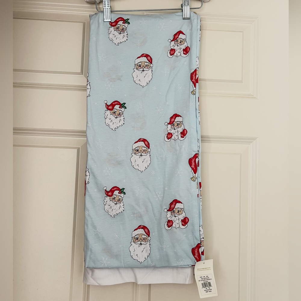 ❤️ Sleep Tight Sheet set - Dear Santa (Buckheadblue) worth Avenue white (TWIN)